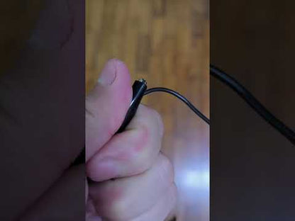 Alligator Clip with 0.25mm AWG 26 Wire 0.5Meter Available in Black and White