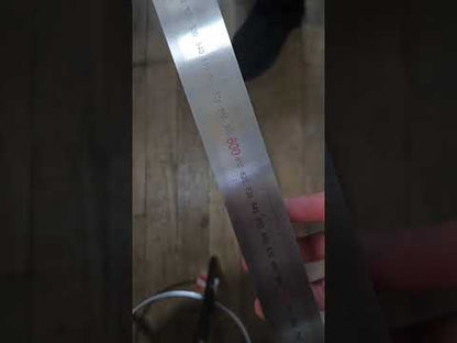C-Mart 1 Meter Metal Ruler Stainless Steel 100cm or 40 Inches D0019-1000