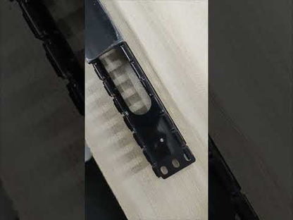 1U Cable Duct Wiring Organizing for Data Cabinet 45mm x 35mm Length 19 Inches