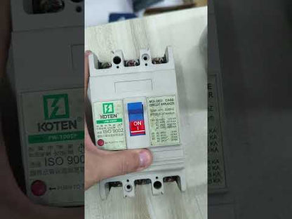 Koten 100A 3Pole 25KAIC 220V Molded Case Circuit Breaker MCCB Industrial Circuit Breaker PW-100SPS100A3P
