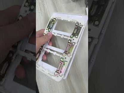 Omni 9 Gang Plate Cover Designer Series Ivory DWP-119I