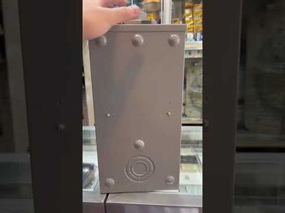 Cirtech Rectangular Meter Base 5 Jaws 1 1/4 inch Hub KWH Meter Base Max 200A