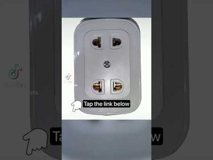 Omni Extension Outlet 2 Gang, Surface Type Outlet 2 Gang Universal Outlet WSO-002