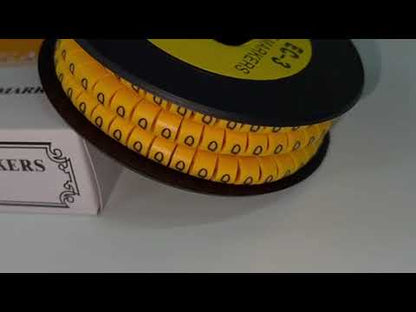 Cable Marker Q 5.0mm to 7.2mm EC-3 Yellow (350PCS)