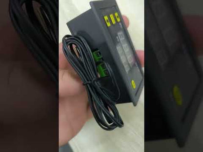 Grippes Digital Thermostat Controller 12DCV -50 to 130 Degrees Celsius, Hot or Cold Thermostat Normally Open - Normally Close W323012VDC