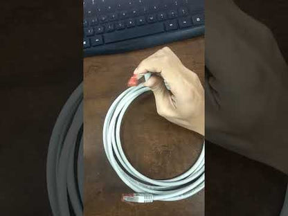 Grippes Cat 6 UTP Gray Patch Cord Cable 24AWG 3 Meters