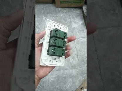 Panasonic 3 Gang Switch 1 Way, Wall Switch 3 Devices WEG5001-K/WEG6803