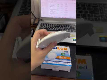 Ecolum 6W LED Round Recessed Slim Downlight 220V Daylight 120mm