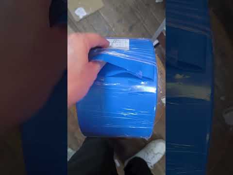 Heat Shrinkable Tube 80mm Blue 1 Meter Per Order 125 Degrees Celsius 2:1 Ratio 1000V Insulation 25 Meters Per Roll Electx Electrical SUpply