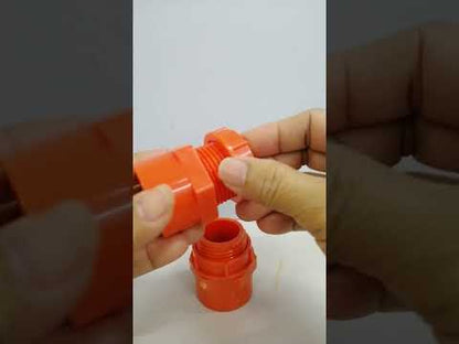 Royu PVC Male Thread Adapter with Nut 32MM 1 Inch RVFEMTA32