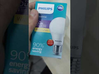 Philips 5W LED Bulb E27 220V 3000K Warm White Essential Series