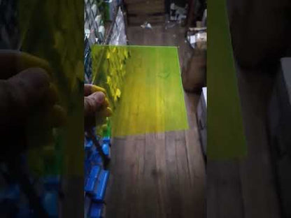 Optical Filter Neon Yellow 14.5cm x 14.5cm, Acrylic Neon Yellow Filter
