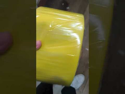 Heat Shrinkable Tube 80mm Yellow 1 Meter Per Order 125 Degrees Celsius 2:1 Ratio 1000V Insulation 25 Meters Per Roll