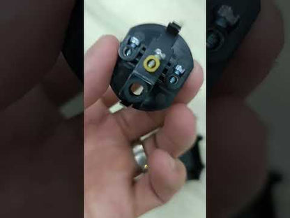 Type E/F CE 7/7 Plug 16A 220V Black Type E or Type F Schuko CE 7/4