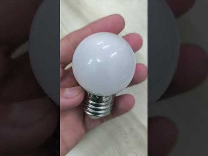 Denko 1W LED Ping Pong Bulb White Warm White 3000K E27 220V