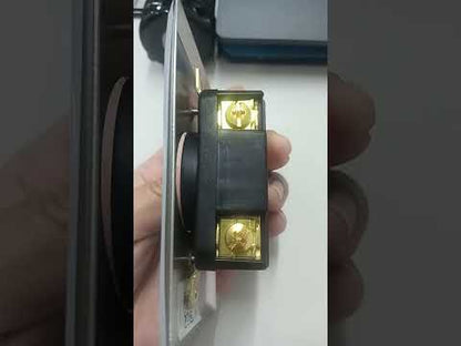 Grippes 30A Twist Lock Outlet with Stainless Plate 4P 3P+E 250V (NEMA L6) WJ6436B and 9221