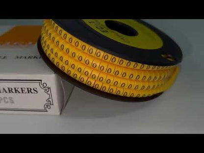 Cable (O) Marker 2.6mm to 4.2mm ( 1000pcs) Yellow EC-1Y
