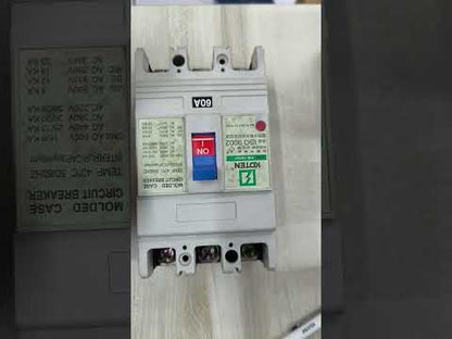 Koten 60A 3Pole 25KAIC 220V Molded Case Circuit Breaker MCCB Industrial Circuit Breaker PW-100SP60A3P