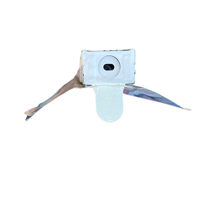 Light Master mounting bracket with white lamp holder and metal wings for industrial LED fluorescent fixture