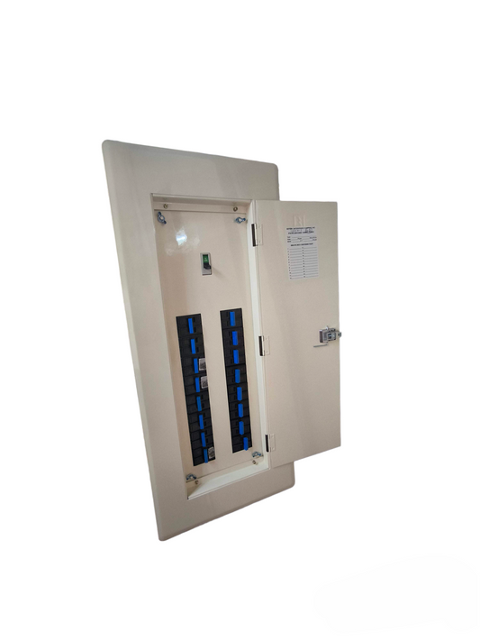 Koten Panel Board 225A 2Pole 250SPS metal distribution board with hinged door and multiple circuit slots