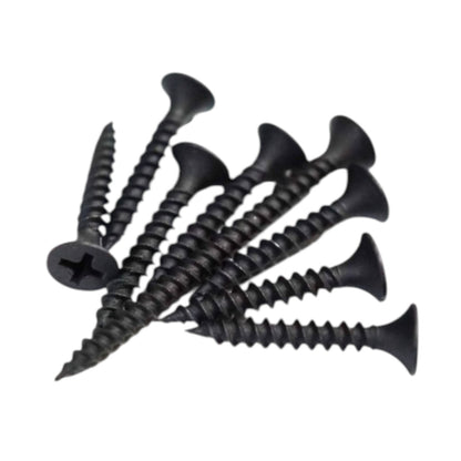 Black Screw 4 Inch for Wood Gypsum pack of black countersunk Phillips screws for wood and gypsum from China