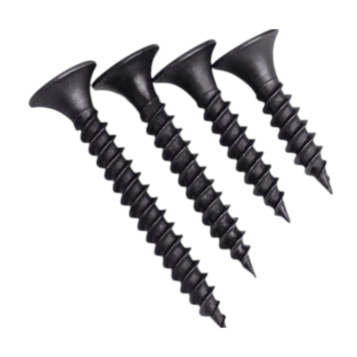 Black Screw 4 Inch for Wood Gypsum set of four black countersunk wood screws for drywall and wood from China