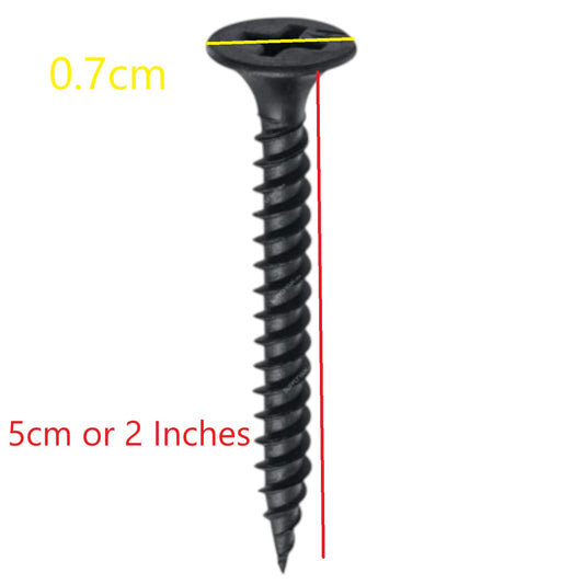 Black Screw 2 Inch for Wood Gypsum Phillips countersunk wood screw 2 inch length black finish from China