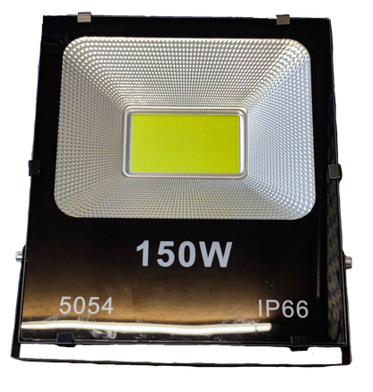 Denko 150W black COB reflector LED floodlight with glass cover IP66 outdoor LED floodlight daylight