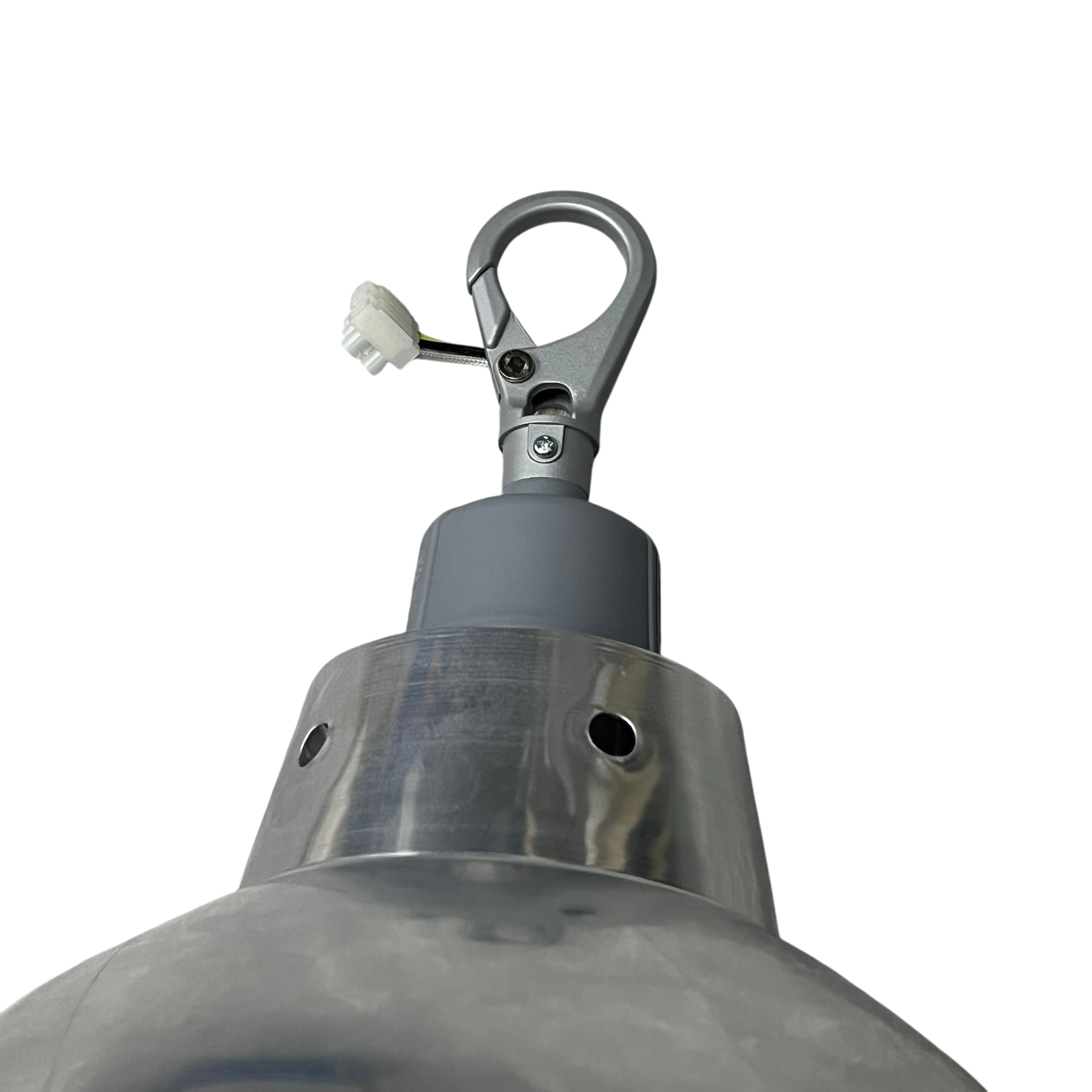 14 Inch aluminum reflector With Omni E40 Socket pendant light top with hook and ventilation holes