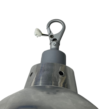 14 Inch aluminum reflector With Omni E40 Socket pendant light top with hook and ventilation holes