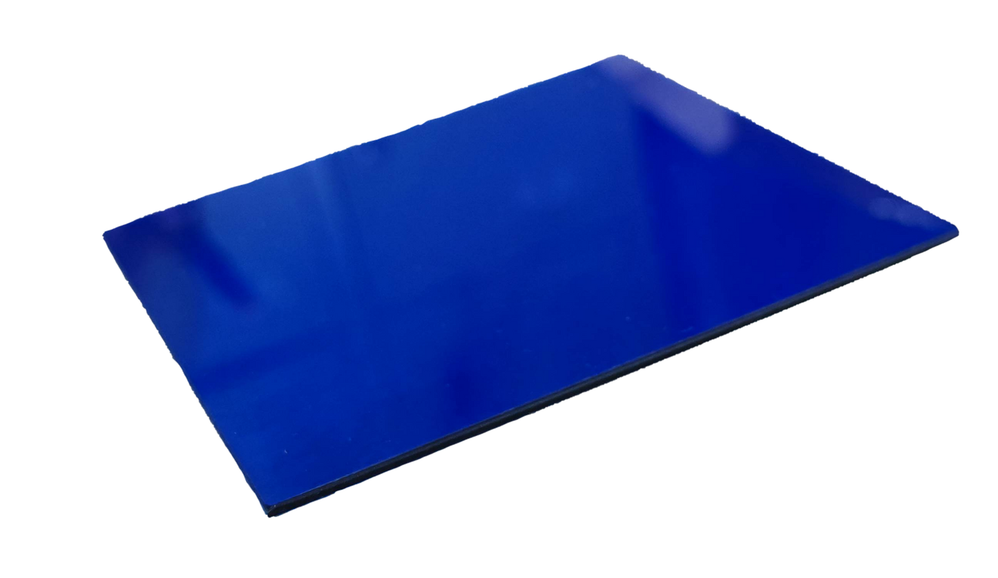 ptical Filter Blue 14.5cm x 14.5cm rectangular sheet with smooth glossy surface for seasonal decorative use