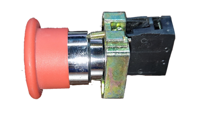 Sassin Push button Head Red 1 NC 5A 220V industrial switch component with metal and plastic parts