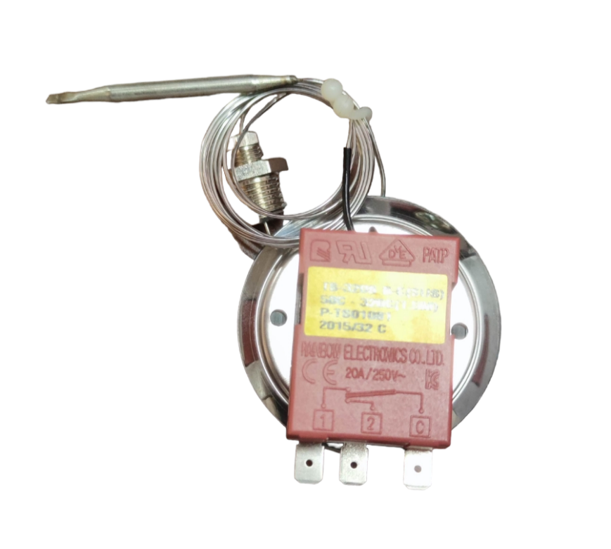 Grippes water dispenser replacement part featuring a rainbow thermostat 0 to 320 degrees with metal probe and wiring