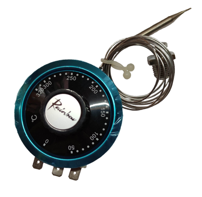 Grippes Rainbow thermostat 0 to 320 degrees water dispenser part with metal probe and dial