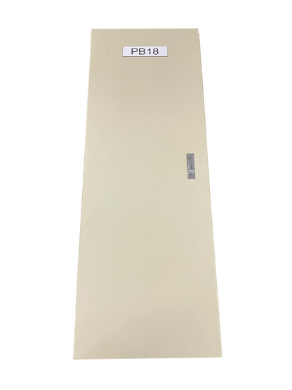 Chint beige metal distribution cabinet door labeled PB18 for 225A 2 pole MCCB panel board installation