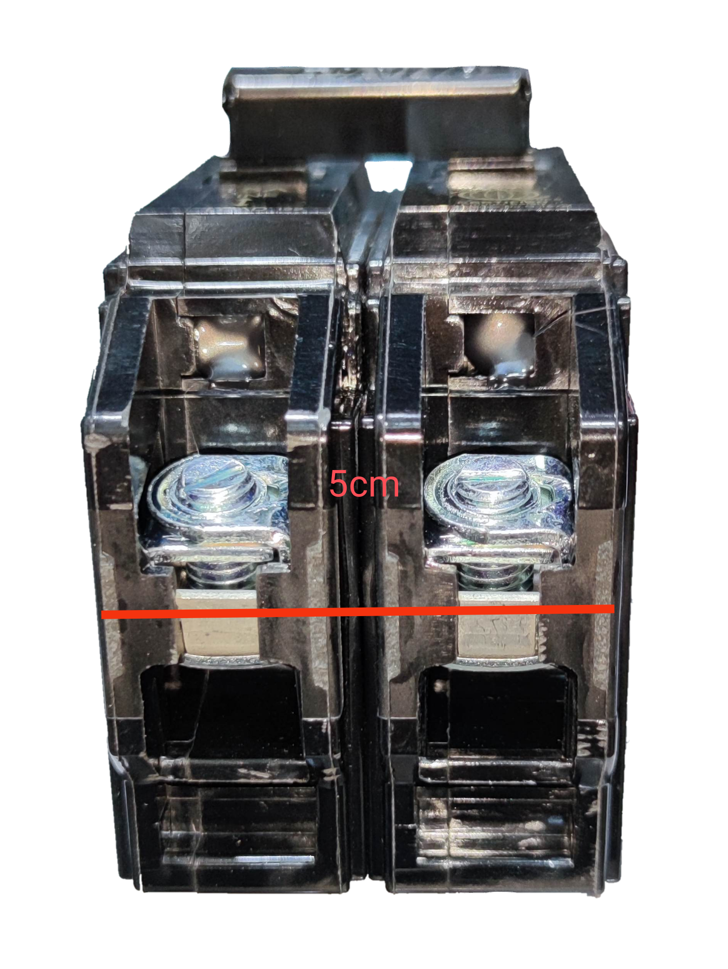 Royu 40A 2 pole circuit breaker with metal contacts and compact design for electrical safety
