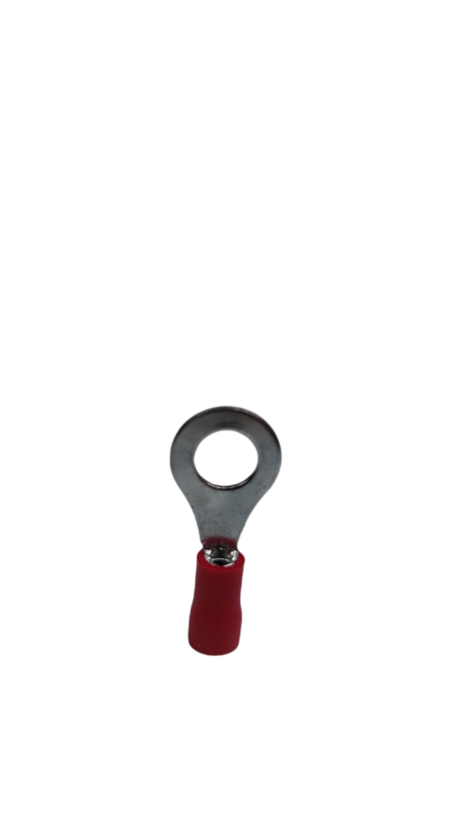 Red insulated ring terminal lugs designed for secure electrical connections and easy installation