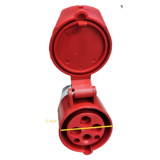 Grippes 16A 3P+E Industrial Outlet Cord Connector Type 6h 220V IEC309-2 #214