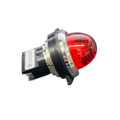 Auspicious red panel indicator light 220 volt with a clear casing for reliable visibility and easy installation