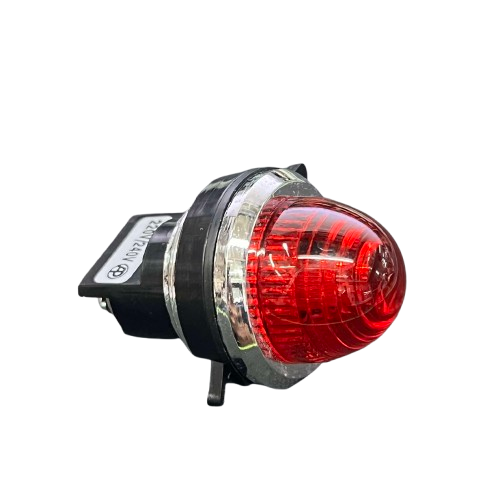 Auspicious red panel indicator light 220 volt designed for work and safety applications