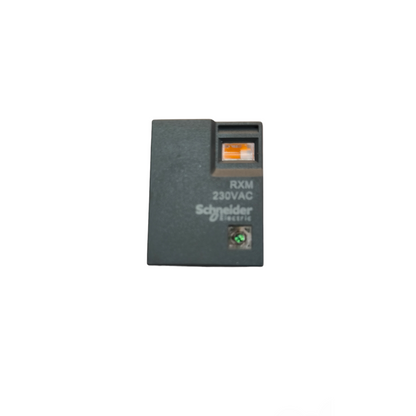 Schneider Relay 220V 14 Pins RXM4LB2P7 black electrical relay with orange indicator