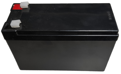 Replacement battery for UPS 12V 7AH in black, ideal for emergency power backup solutions