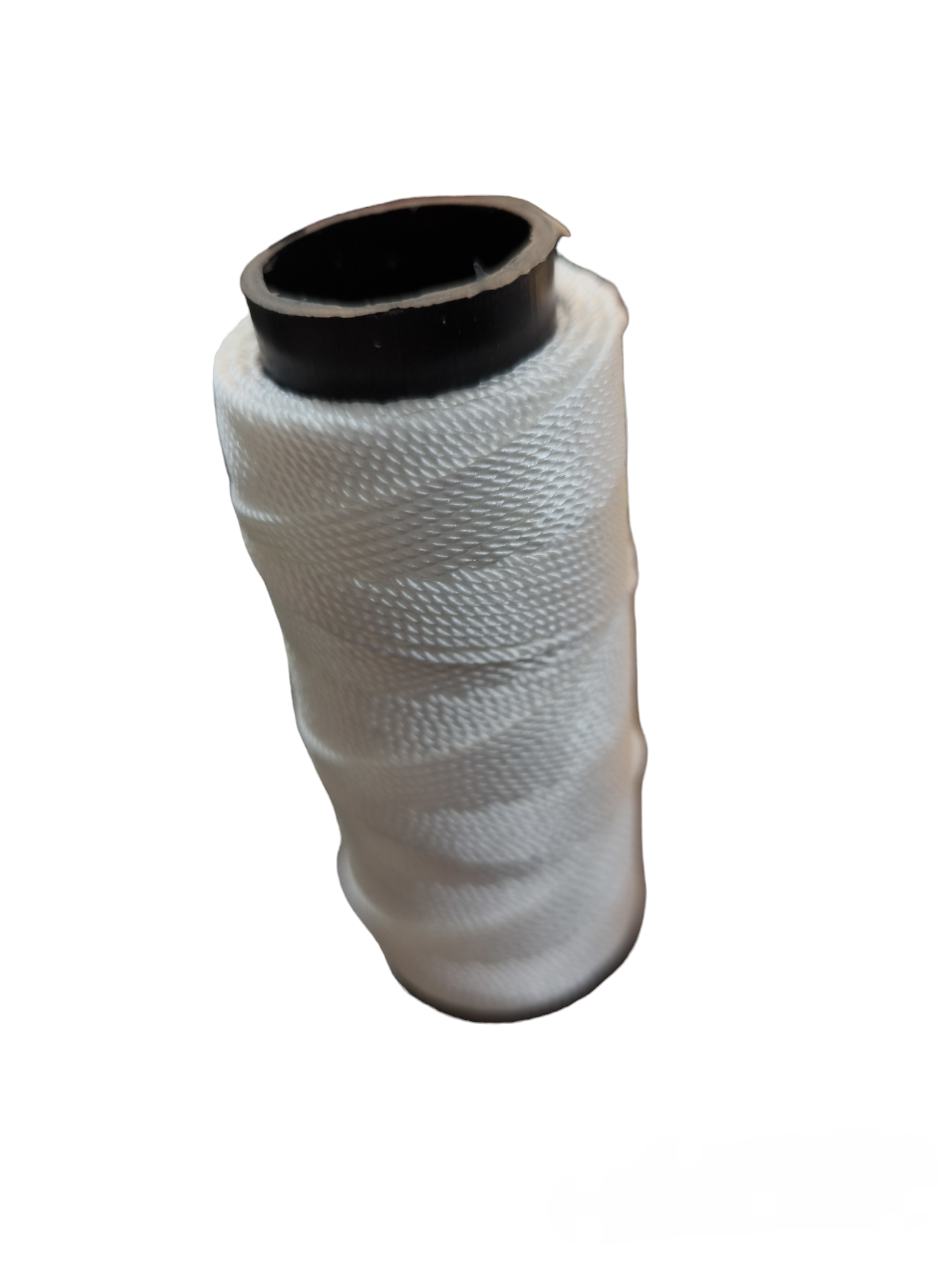 Spool of white Rewinding Thread 60 Grams Nylon for quilting and sewing projects