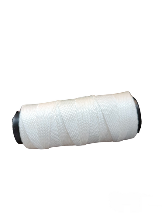 Local quilting spool of white Rewinding Thread 60 Grams Nylon for sewing and crafting