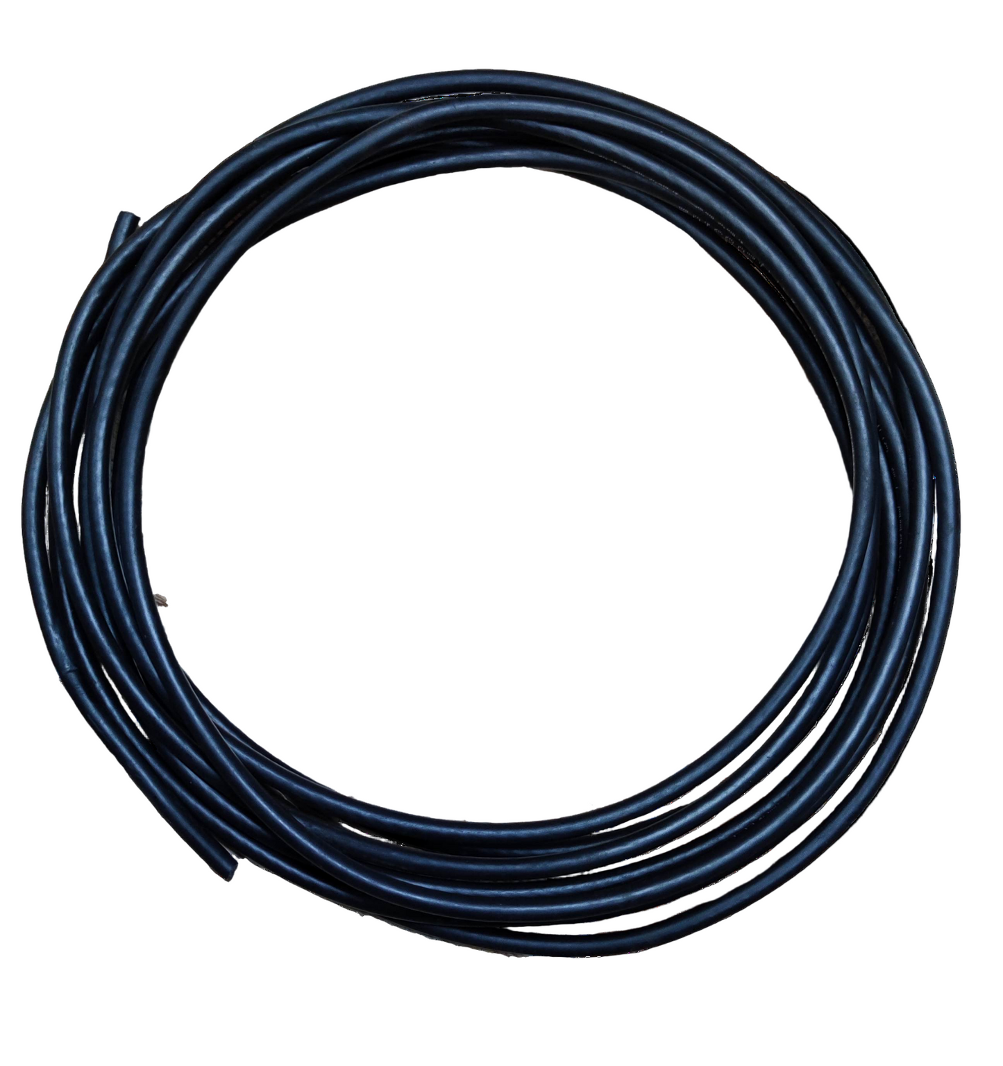 Philflex black RG59 coaxial cable 75 ohms wire coiled for video and audio connections