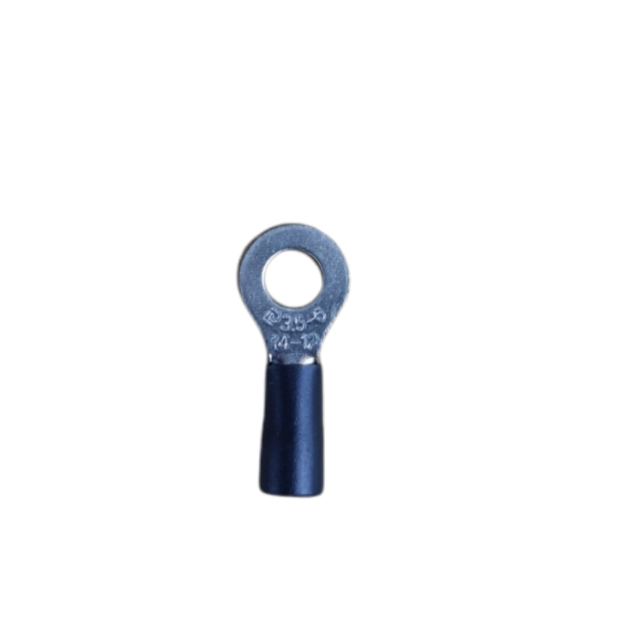 Ring type terminal lug for wiring, ideal for secure electrical connections in circuits