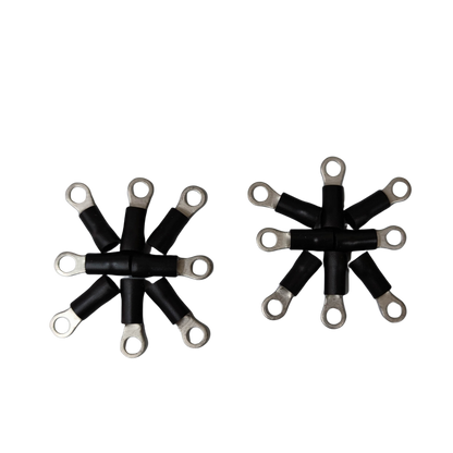 Ring type terminal lugs for wiring, durable connectors for secure electrical connections