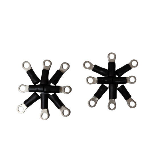 Ring type terminal lugs for wiring, durable connectors for secure electrical connections