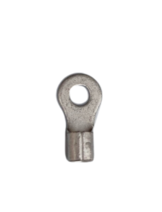 Metal ring type terminal lugs without insulation for reliable electrical connections