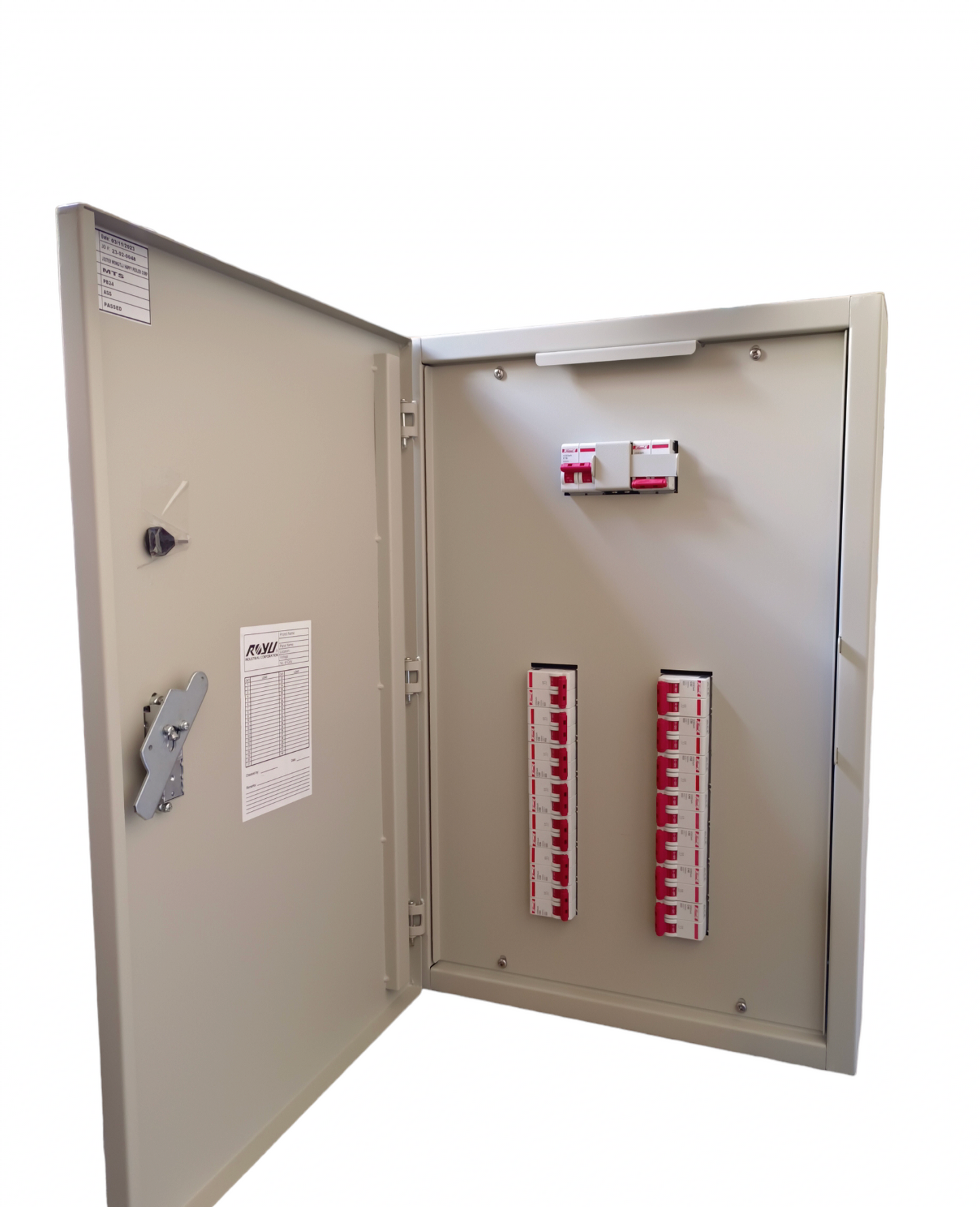 Electx Electrical Supply MTS Main 63A 2Pole with 14 Branches 2 Pole metal distribution board with breakers